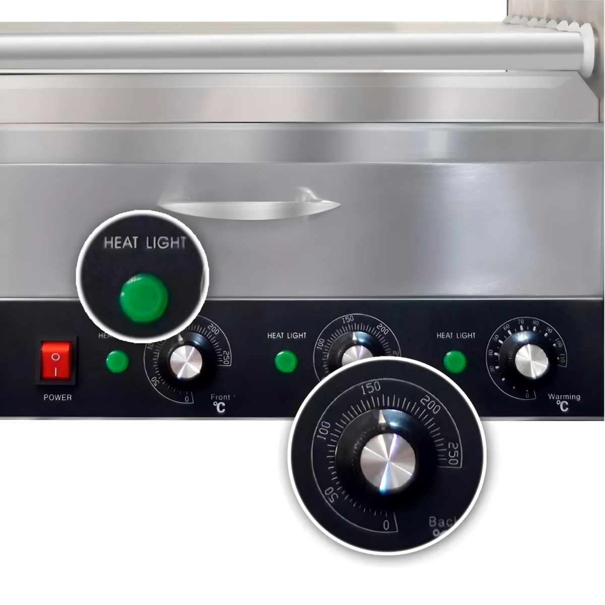 Roller Hot Dogs 11 Rodillos con Mantenedor de Pan7