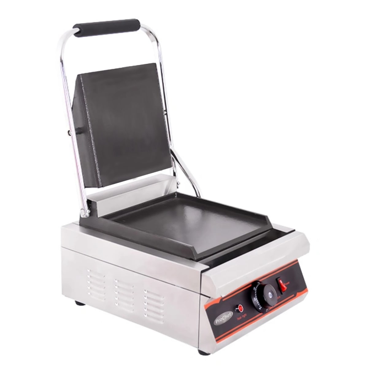 Plancha Sandwichera Panini Grill Lisa Acero Inox. 1A32