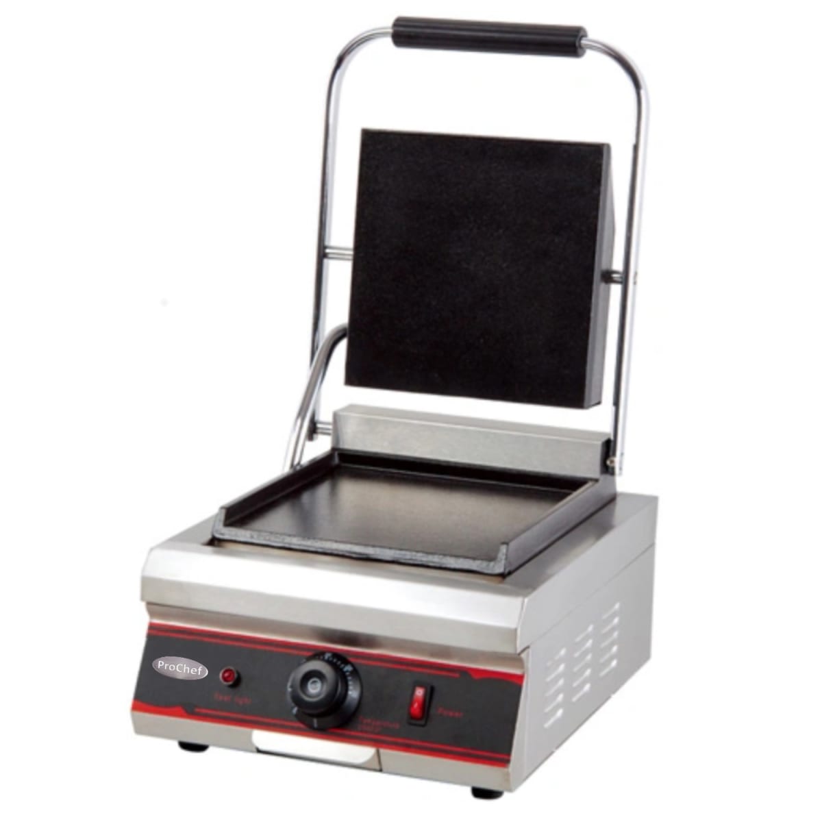 Plancha Sandwichera Panini Grill Lisa Acero Inox. 1A31