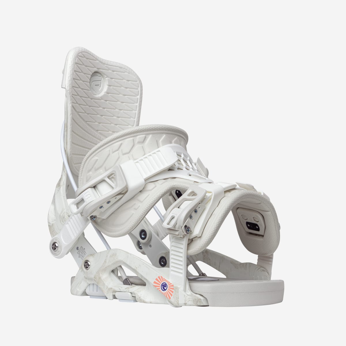 Fijacion Snowboard Flow Omni Fusion White Women's2