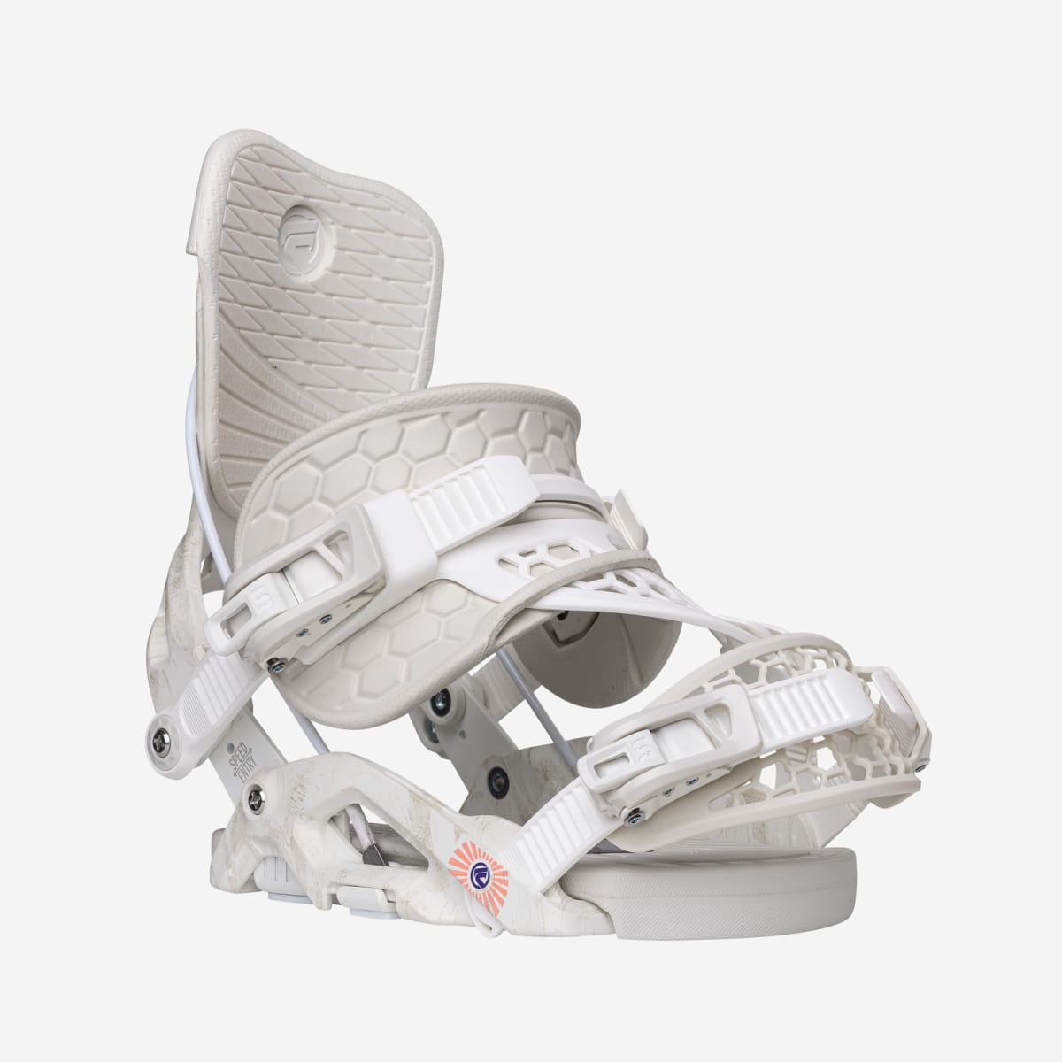 Fijacion Snowboard Flow Omni Hybrid White Women's2