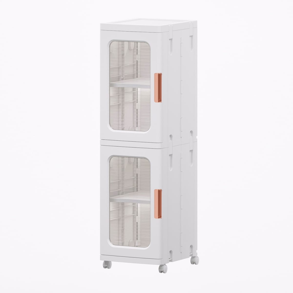 Carro Armario Organizador Plástico 2 niveles 25x29x86 cm.2