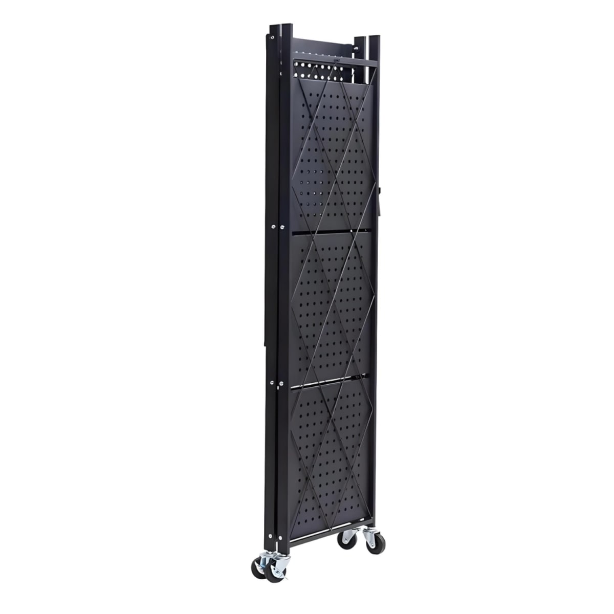 Estante Plegable de Acero con Ruedas. 4 bandejas.2