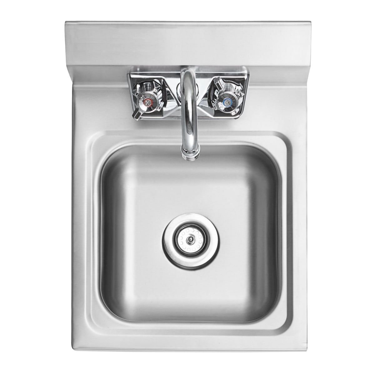 Lavamanos Mural Acero Inoxidable con Grifería3