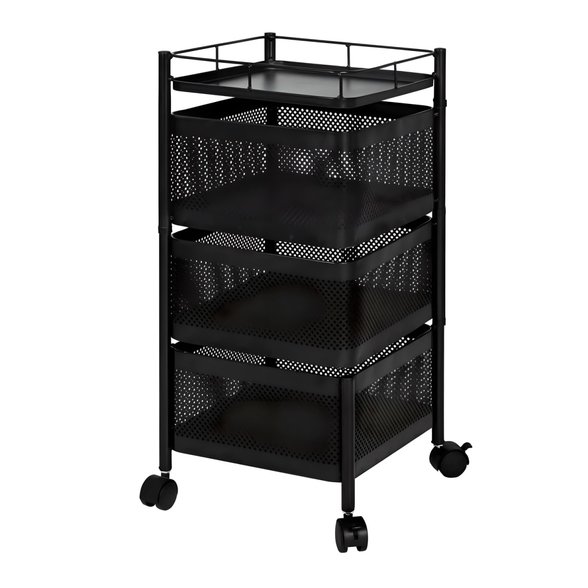 Carro Acero 3 Canastos Cuadrados5