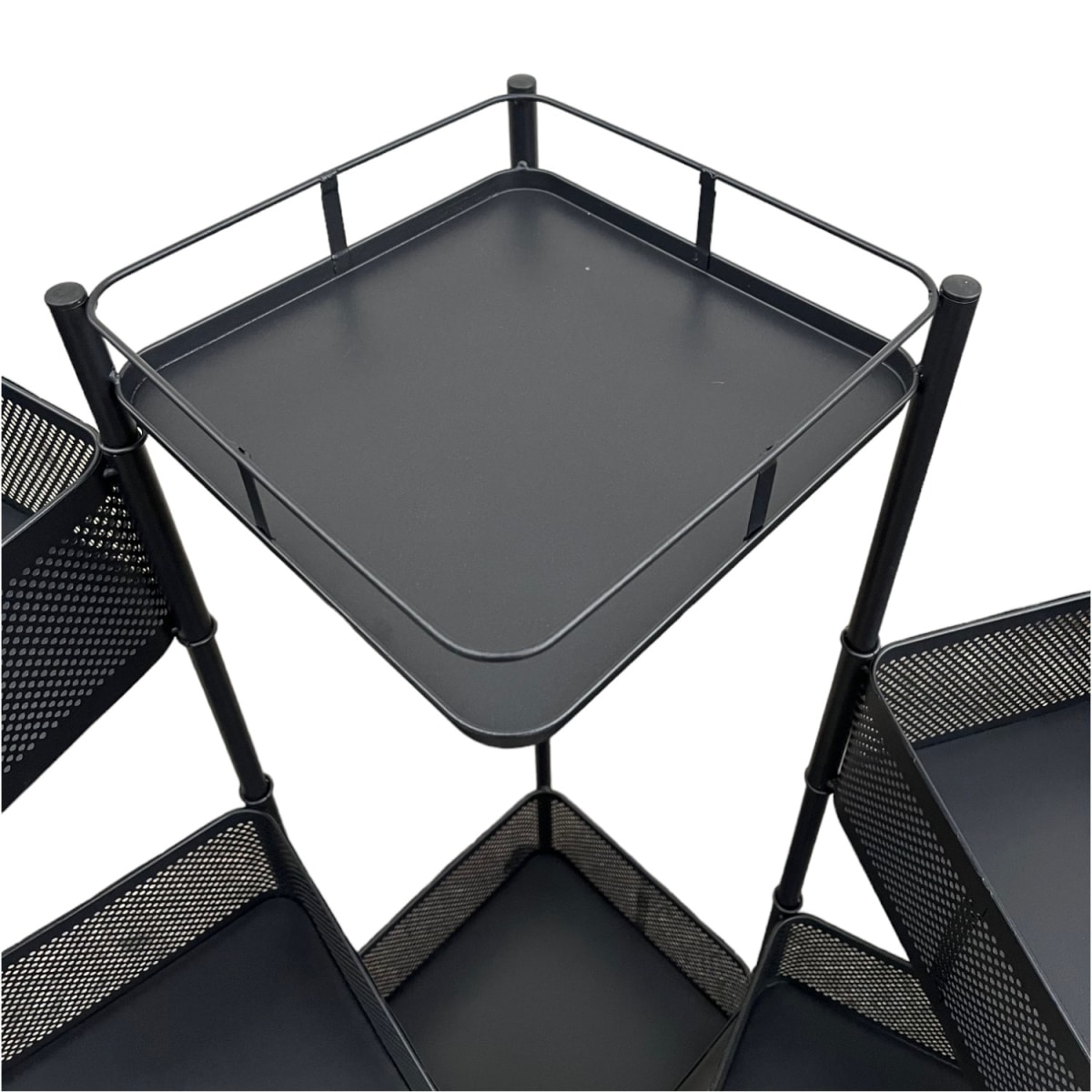 Carro Organizador 4 Canastos Pivotantes Cuadrados10