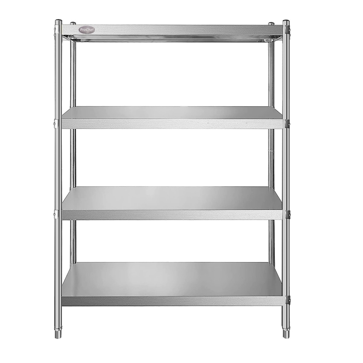 Estante 4 Bandejas lisas 120x50x180 cm. Acero Inox3