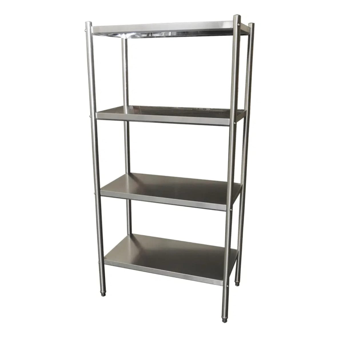 Estante 4 Bandejas lisas. 90x50x180 cm. Acero Inox2