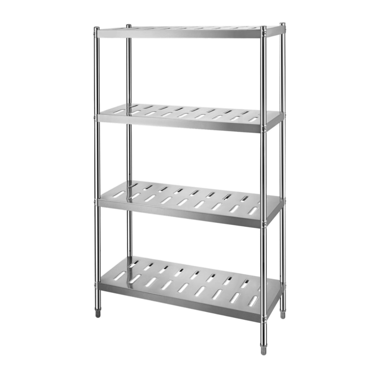 Estante 4 Bandejas perforadas. 90x50x180 cm. Inox1