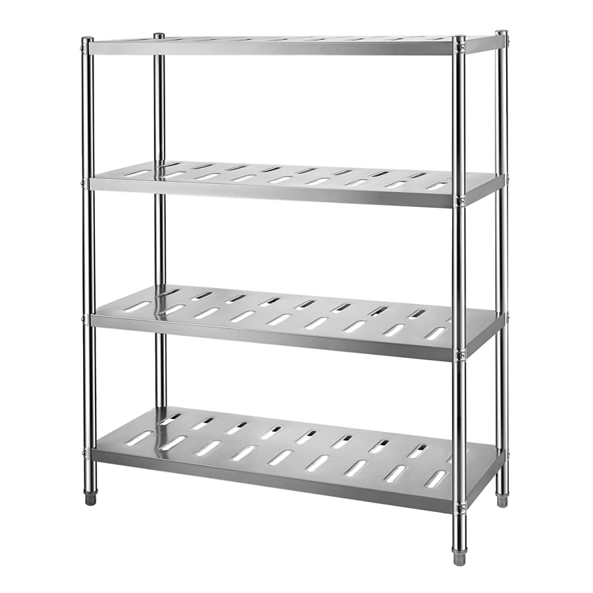 Estante 4 Bandejas perforadas. 120x50x180 cm. Inox2