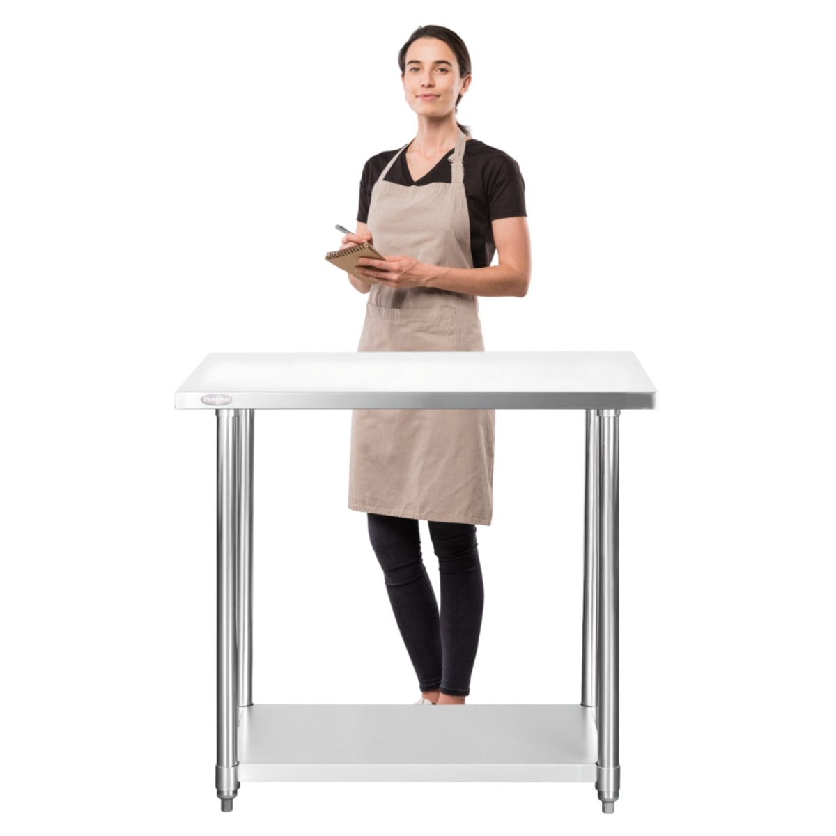 Mesón Centro ECO Acero Inoxidable 100x60x85 cm.1