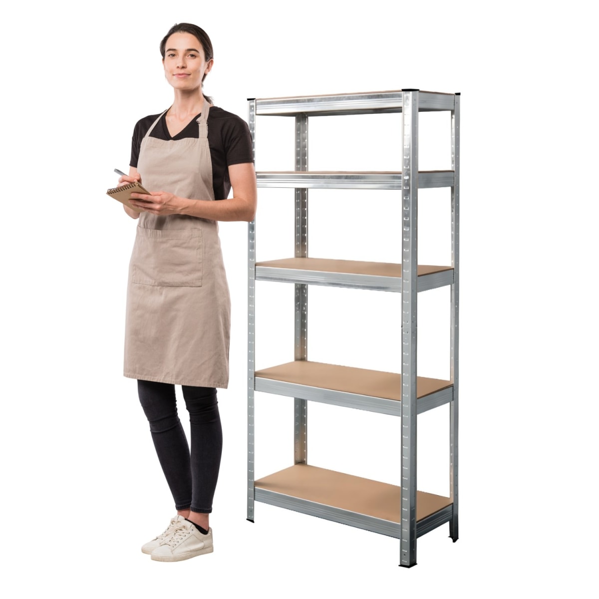 Estante 70x30x150 cm. Acero Galvanizado Cap 750 Kg1