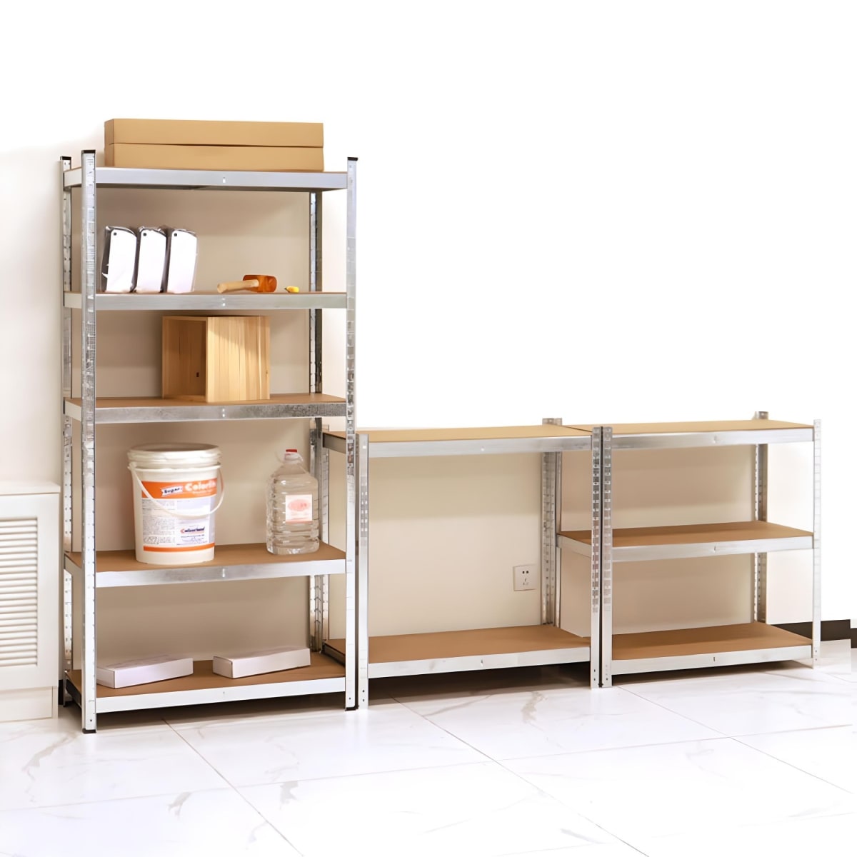 Estante 70x30x150 cm. Acero Galvanizado Cap 750 Kg5