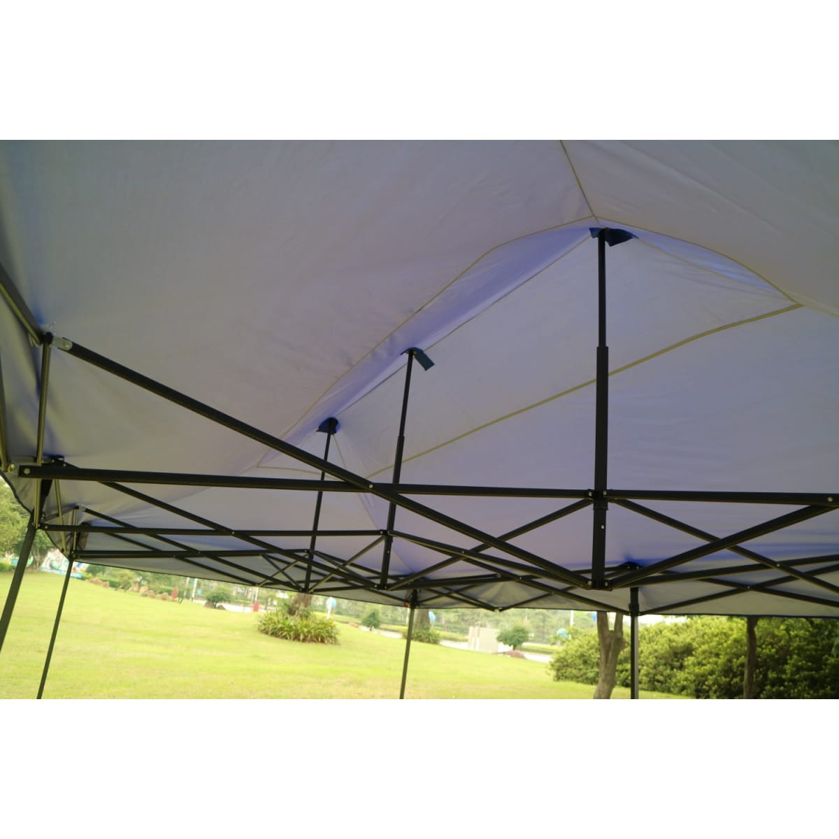 Toldo Plegable 3x6 Mt Tipo araña Tela 420D Filtro UV Azul3