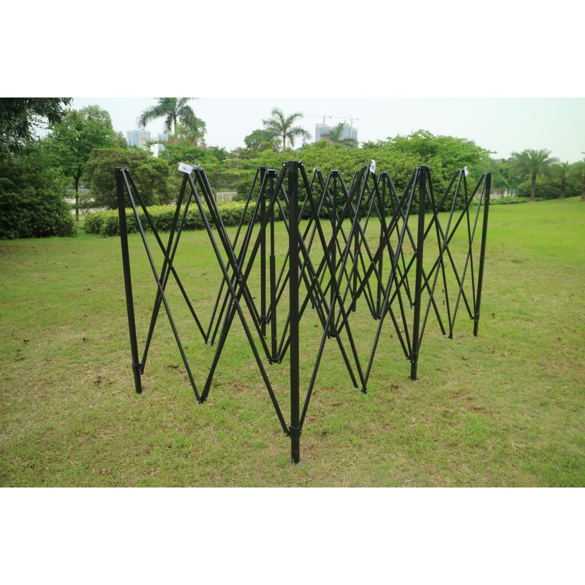 Toldo Plegable 3x6 Mt Tipo araña Tela 420D Filtro UV Azul7