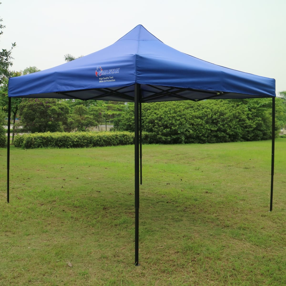 Toldo Plegable 3x3 Mt Tipo Araña Tela 420D Filtro UV Azul9