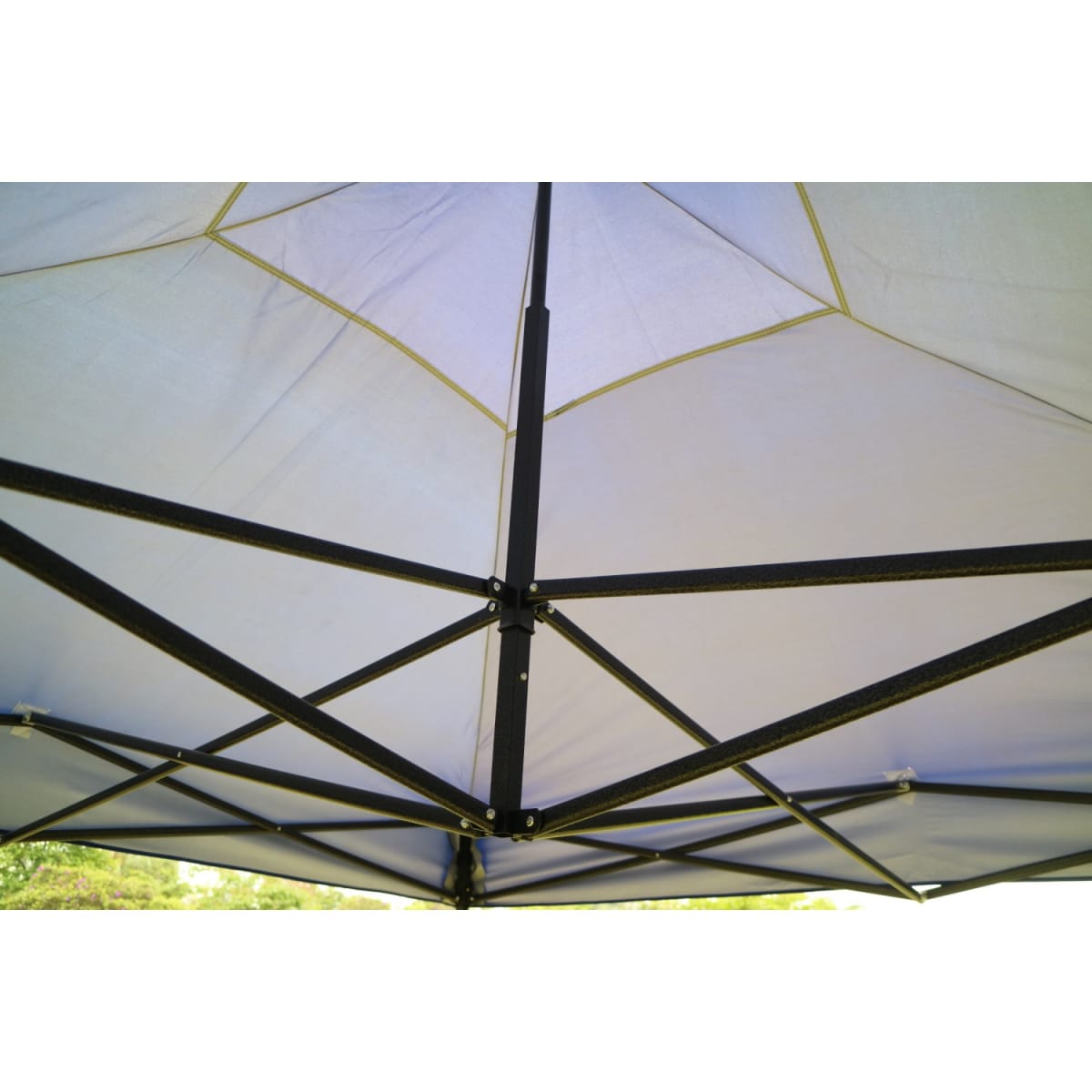 Toldo Plegable 3x3 Mt Tipo Araña Tela 420D Filtro UV Azul3