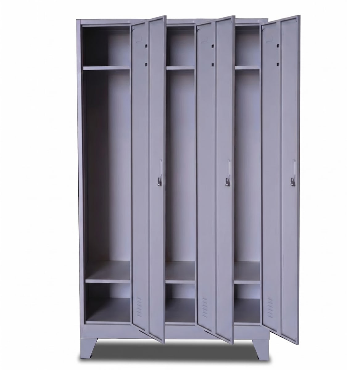 Locker Casillero Metalico 3 Cuerpos 3 Puertas con patas2