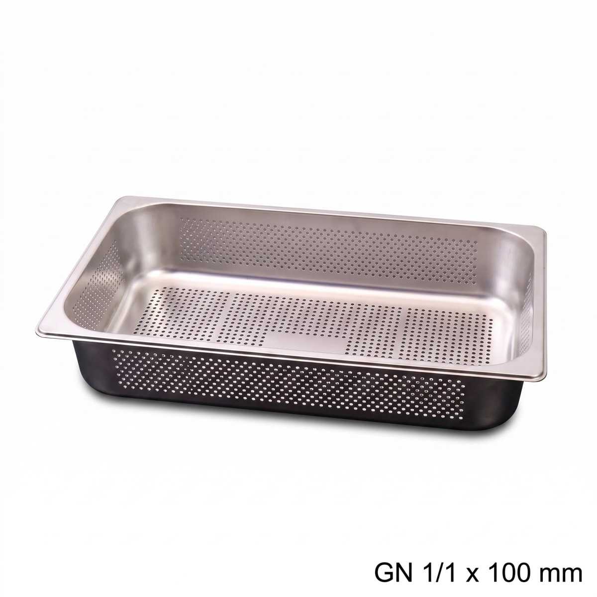 Pack 6 Depositos Gastro GN 1/1 x 100 mm Acero Inox PERFORADO2