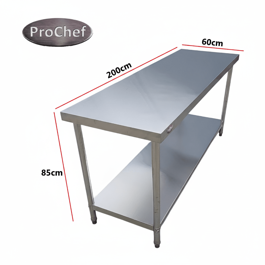 Meson Acero 100% Inoxidable Centro 200x60x85 cm6