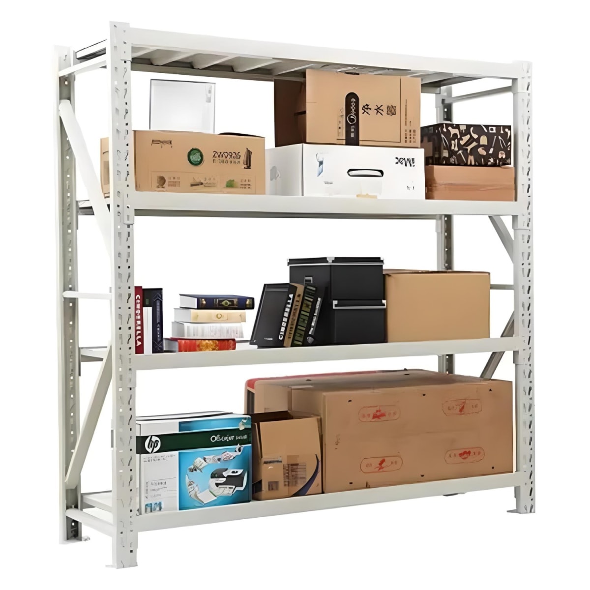 Estante acero 2x2 mt 4 bandejas Gris Capacidad 800 kg4