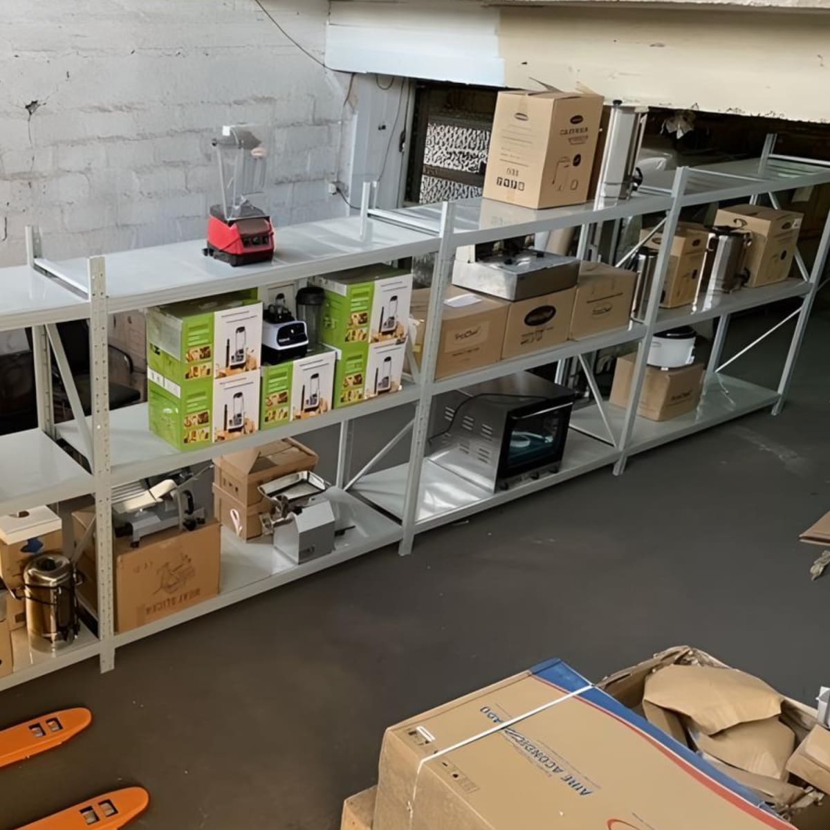 Estante acero 2x2 mt 4 bandejas Gris Capacidad 800 kg5