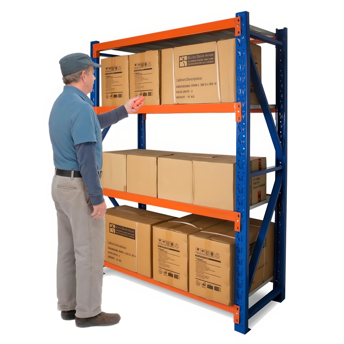 Estante acero 2x2 mt 4 bandejas Color Capacidad 800 kg7