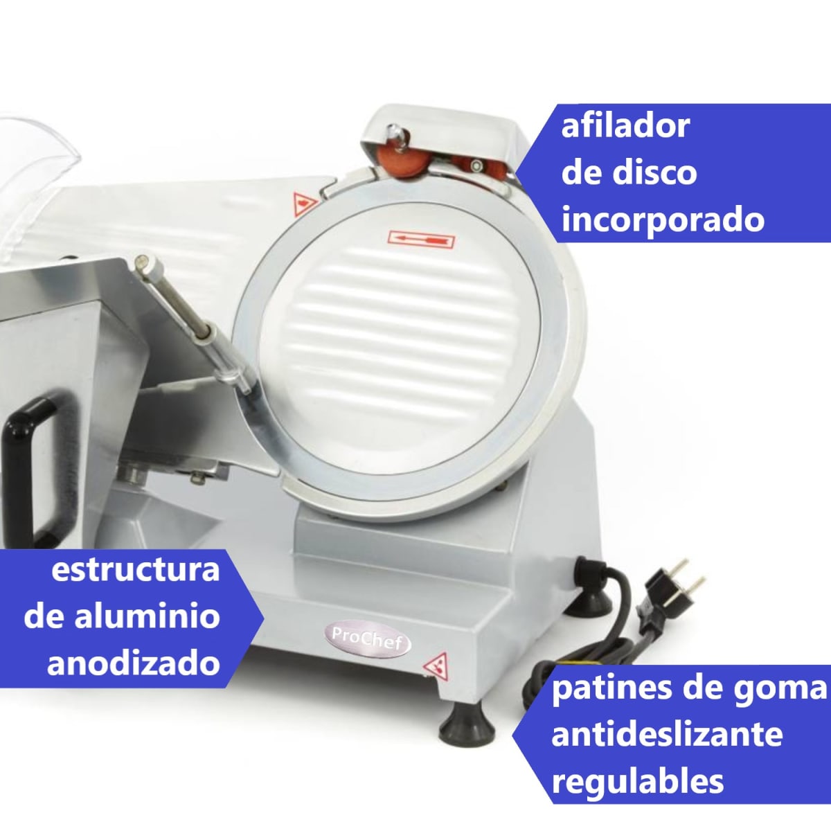 Fiambrera 250 mm cortadora Cecinas Semi Automatica5