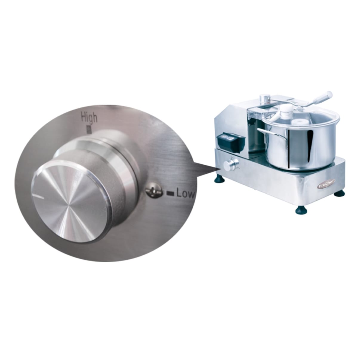 Procesador de alimentos ProChef 6 Litros HR-6. Acero Inox.6