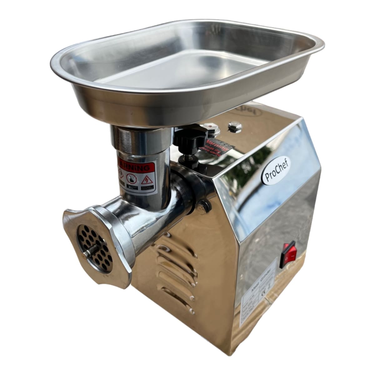 Moledora de Carne Industrial ProChef 8 Kg. 70 kg/hora1