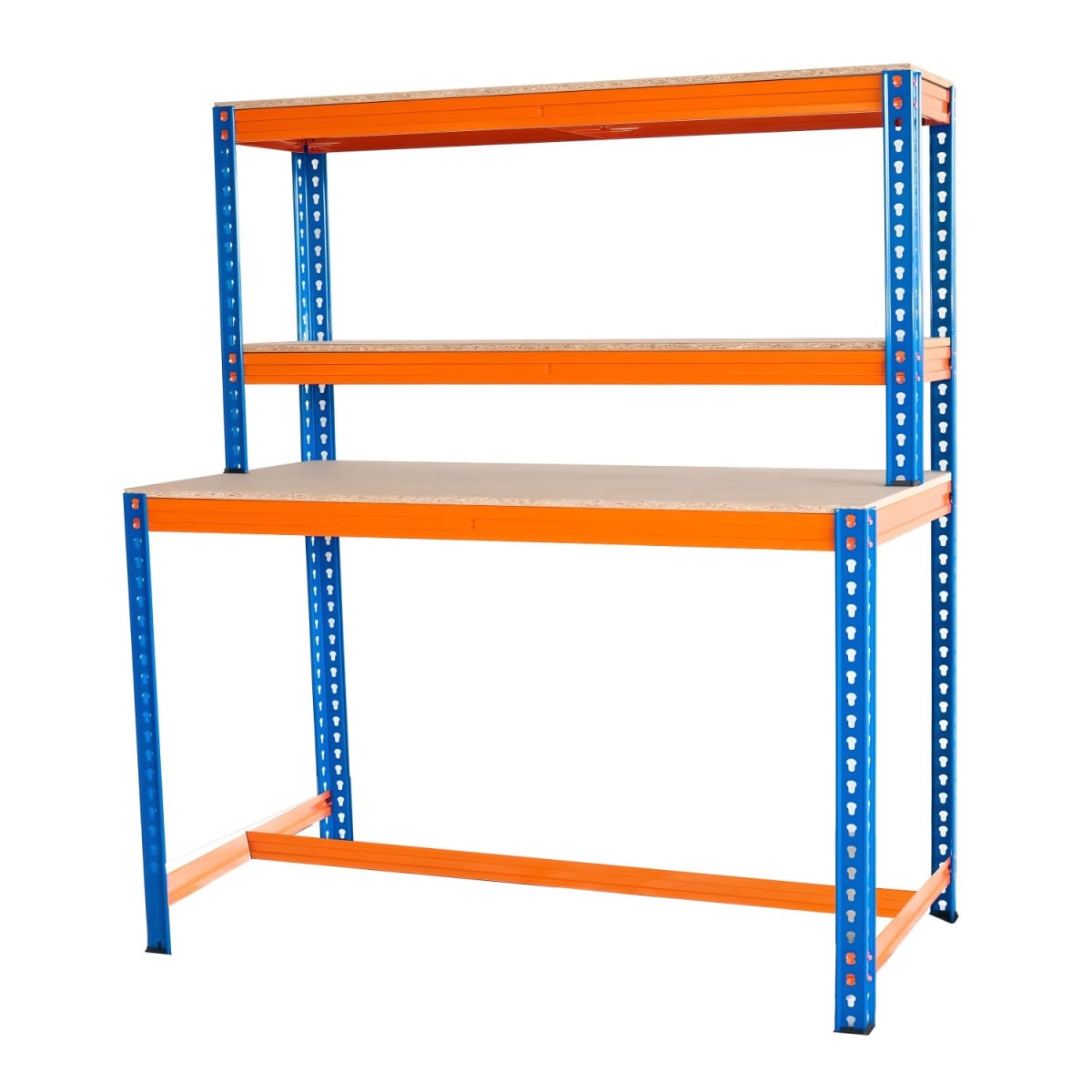 Mesón Banco de Trabajo para Taller 120x60x167 cm.3