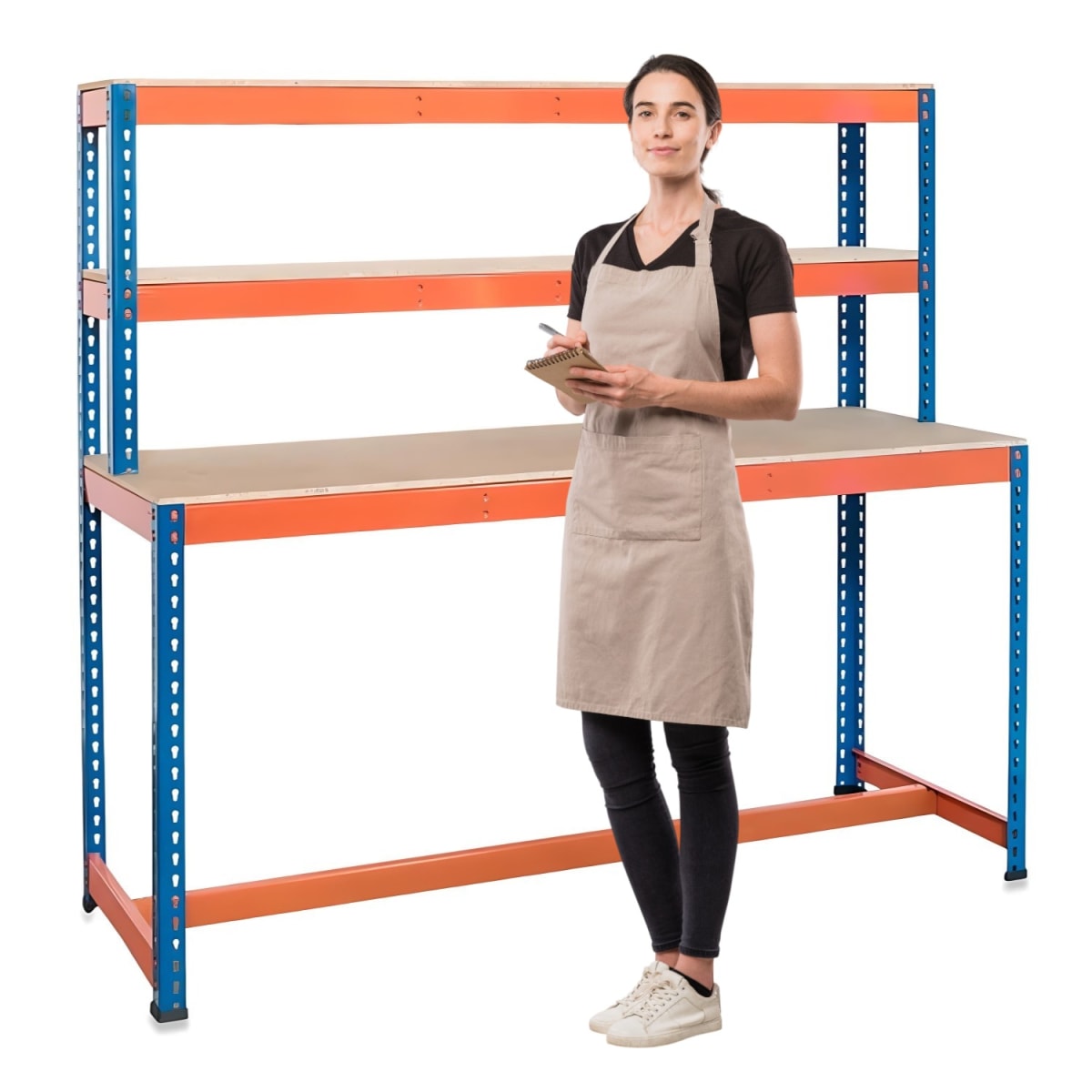 Mesón Banco de Trabajo para Taller 180x60x167 cm.1