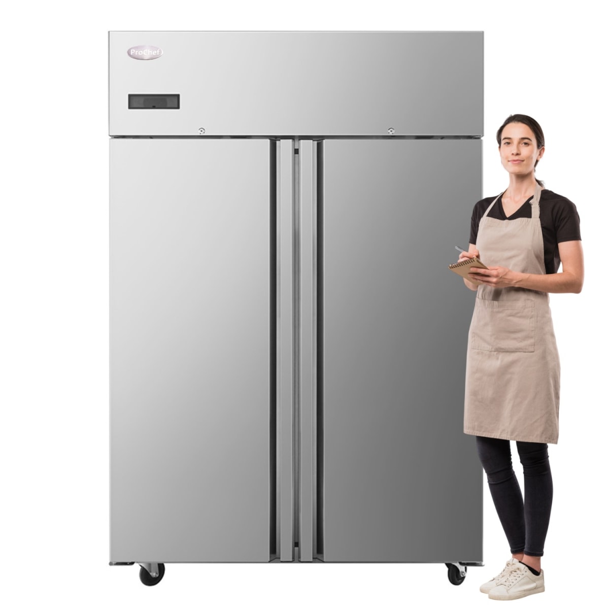 Refrigerador Industrial 860 Lt Acero Inox. Frío Forzado1