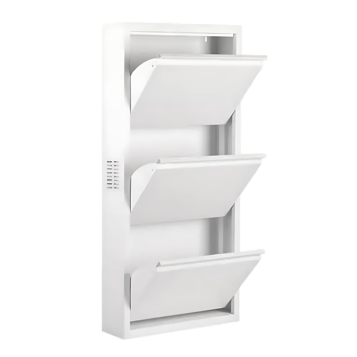 Mueble Zapatero Mural 103x65x15 cm. 3 Cajones Blanco2