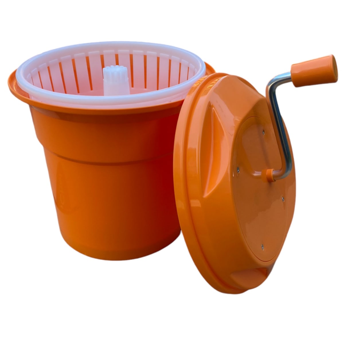 Centrifugador Secador de Verduras Capacidad 12 Lts - Naranjo.3