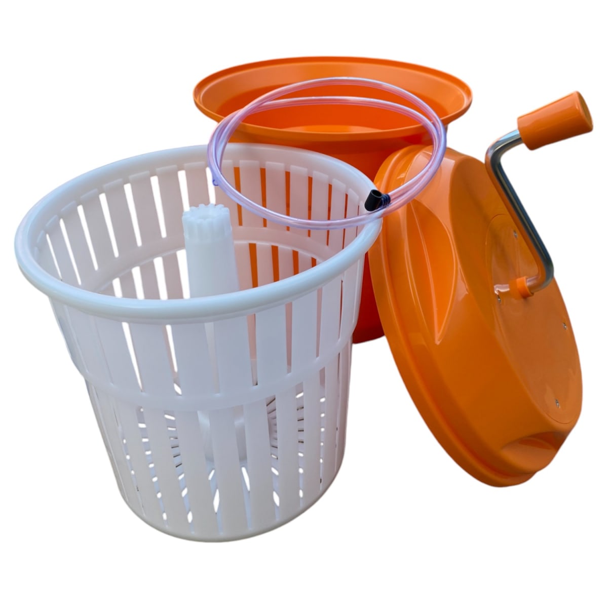 Centrifugador Secador de Verduras Capacidad 12 Lts - Naranjo.1