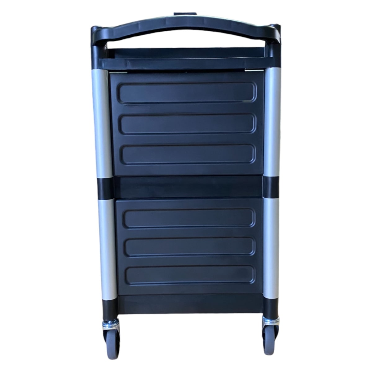 Carro Multiuso Plástico Grande Cerrado 100x50x92 Negro5