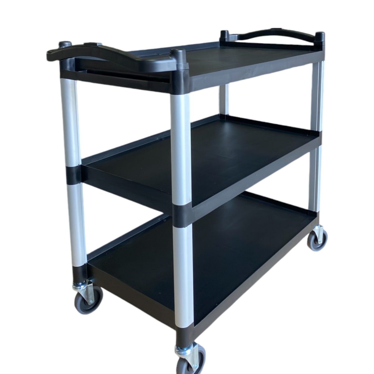 Carro Multiuso Plástico Grande 100x50x92 Negro1