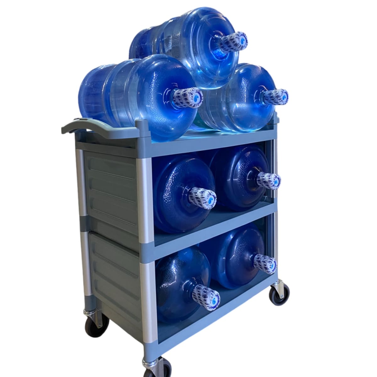 Carro Multiuso Plástico Cerrado 83x41x85 Gris2