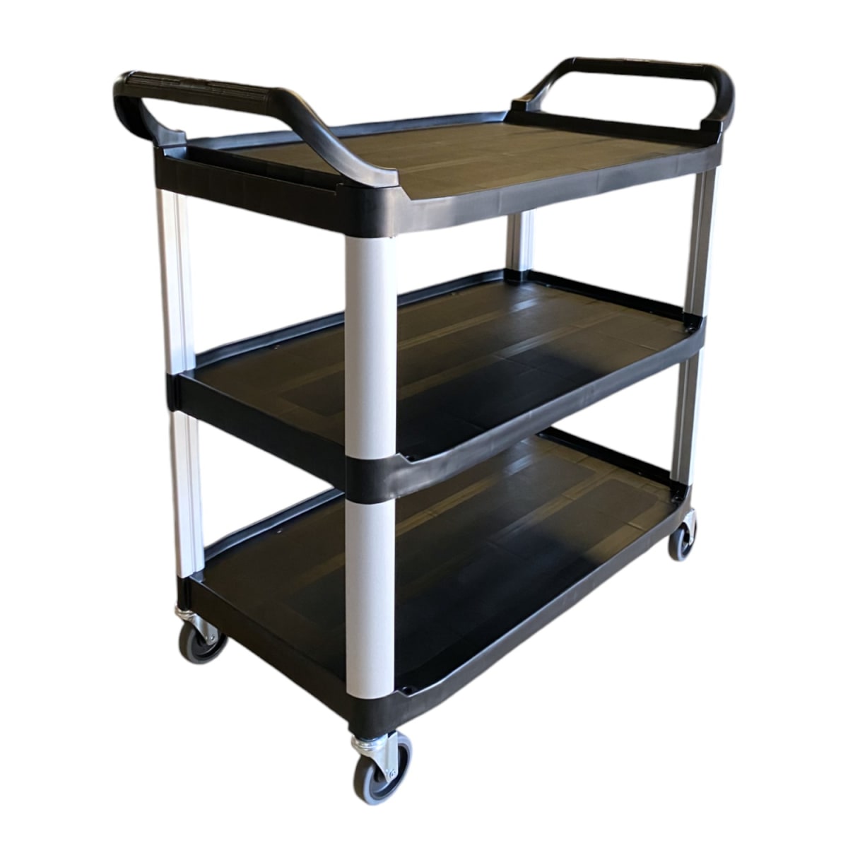 Carro Multiuso Plástico Grande XL 103x50x96 Negro1