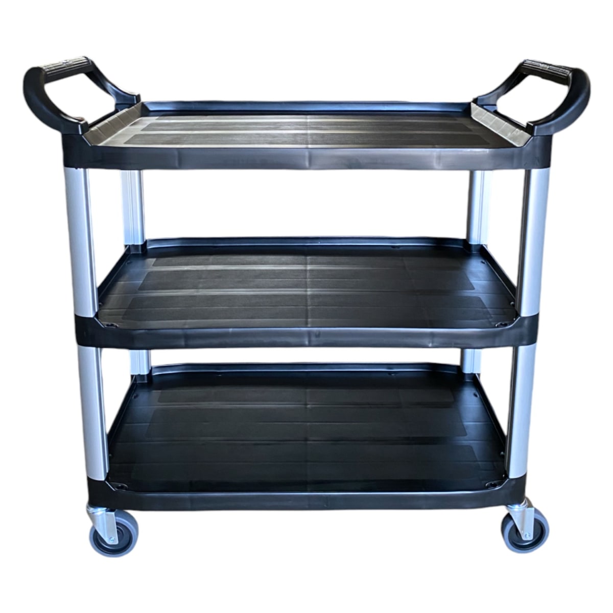 Carro Multiuso Plástico Grande XL 103x50x96 Negro5