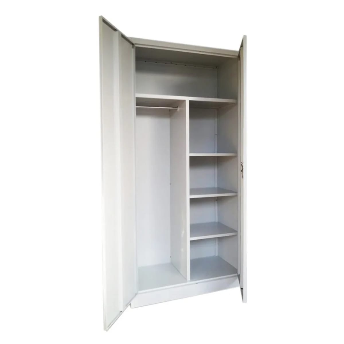 Armario de Acero 90x40x185 cm. 6 Espacios. 2 Cuerpos 2 Puertas5