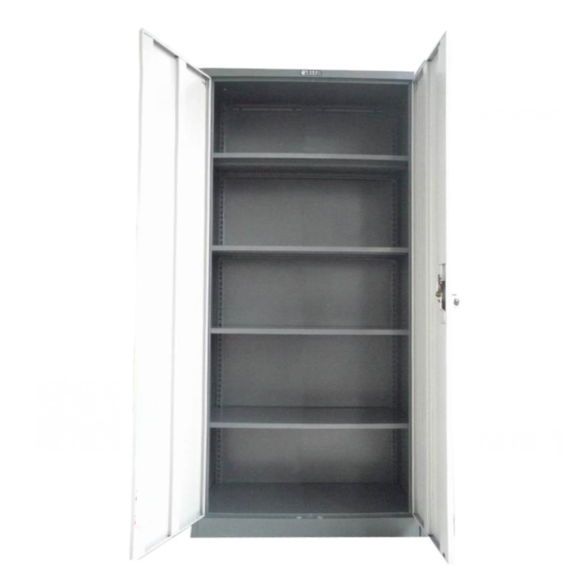 Armario de Acero 90x40x185 cm. Bandejas Horizontales. 2 Cuerpos 2 Puertas5