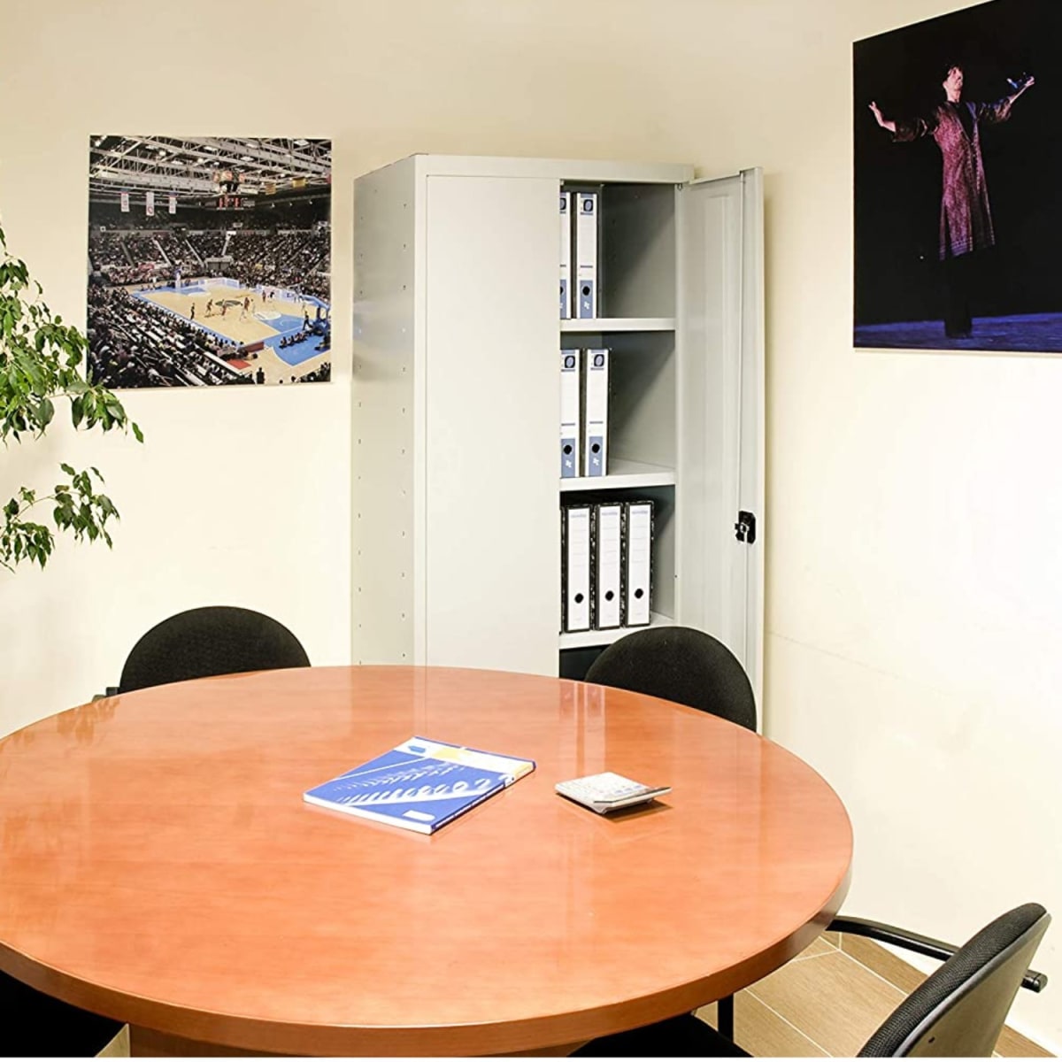 Armario de Acero 90x40x185 cm. Bandejas Horizontales. 2 Cuerpos 2 Puertas7