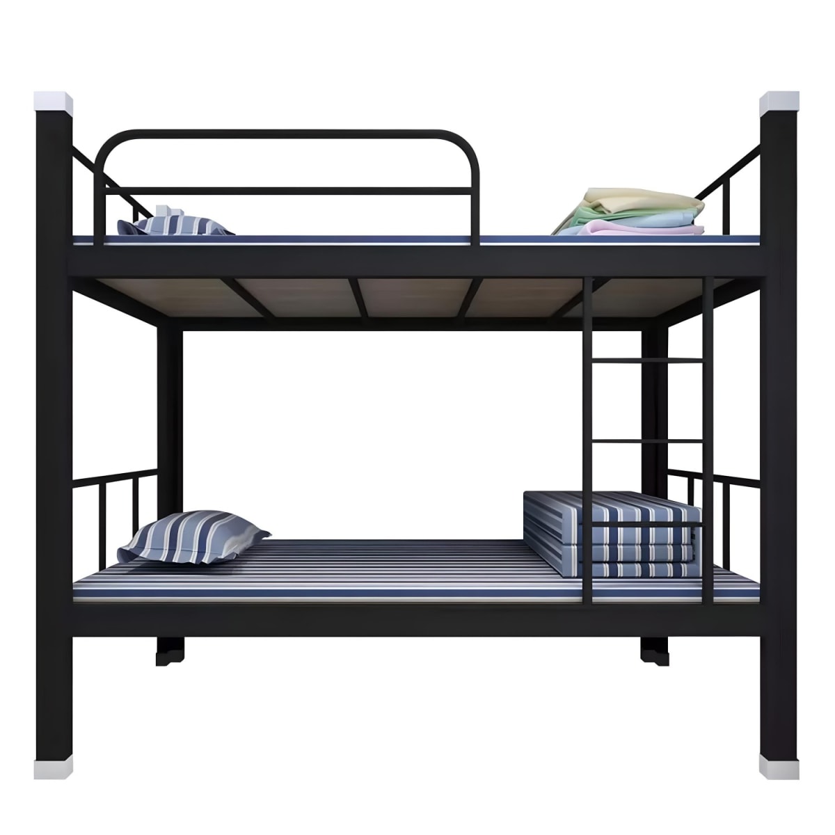 Camarote una Plaza Acero 90x200x185 cm Negro3