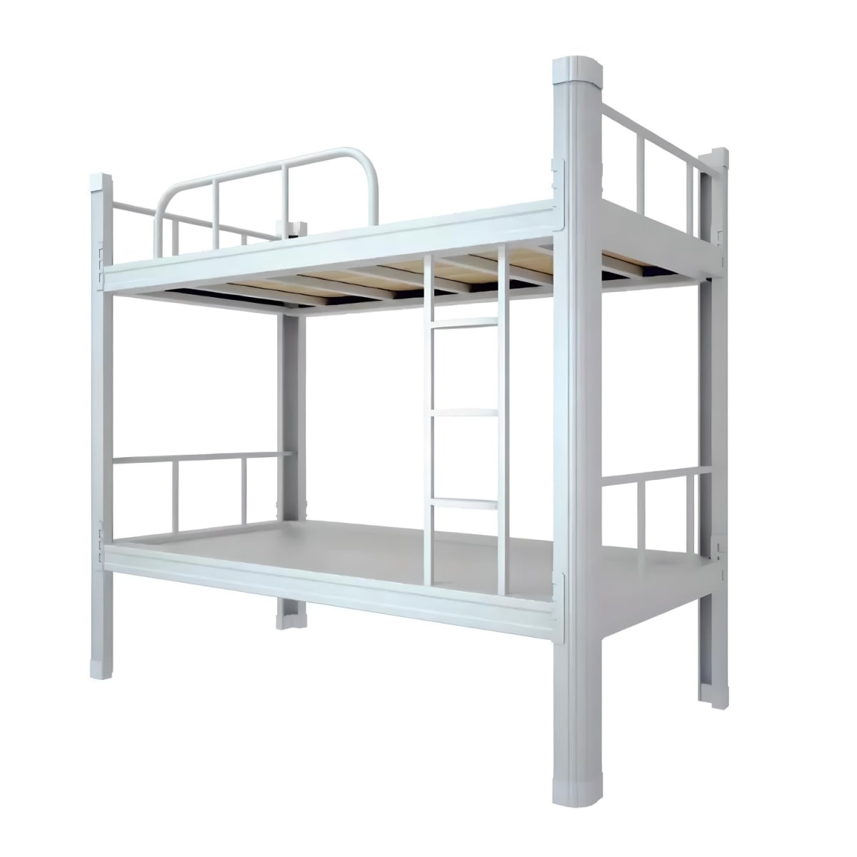 Camarote una Plaza Acero 90x200x185 cm Blanco2