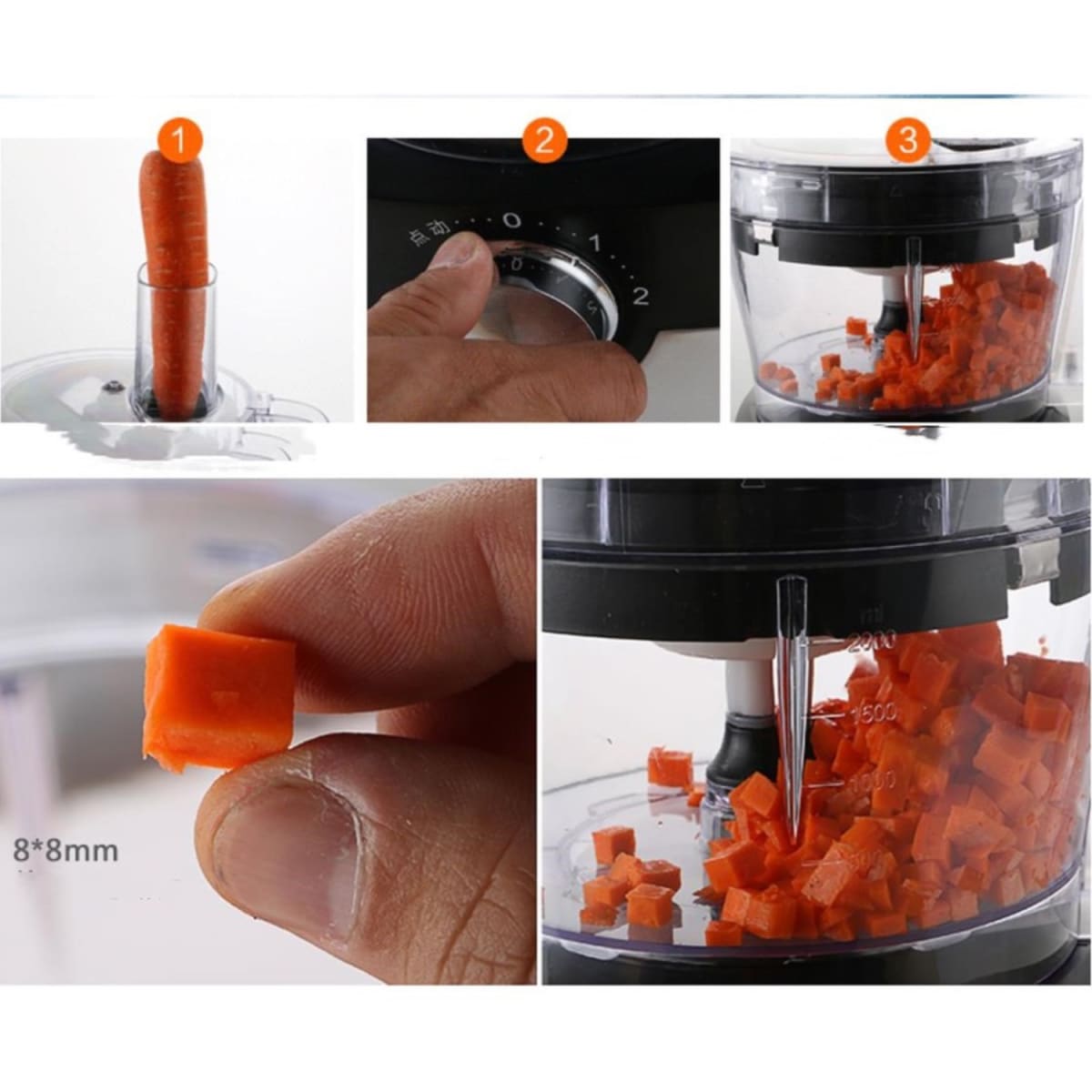 Procesador de Alimentos Picador de Vegetales4