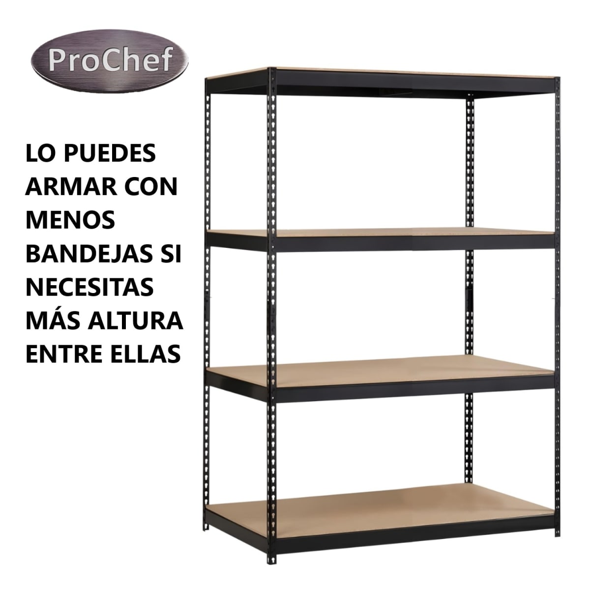 Estante Acero Ranurado 120x60x180 cm 5 Band. 1375 Kg7