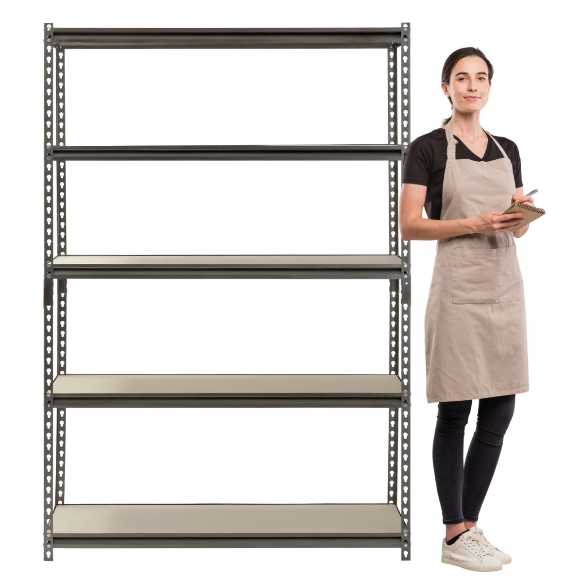 Estante Acero Ranurado 120x60x180 cm 5 Band. 1375 Kg1