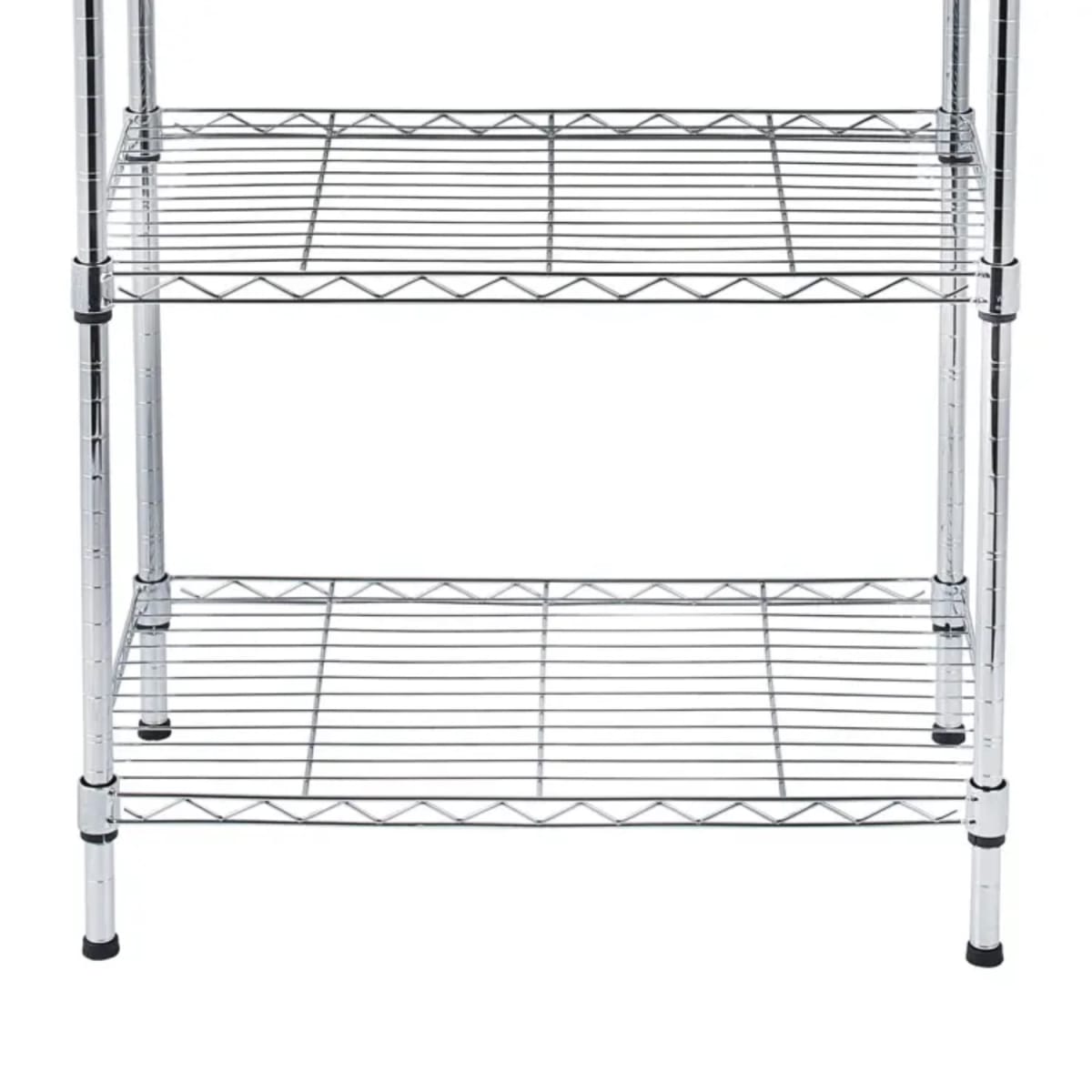 Estante 60x35x150 cm. Acero Cromado ProChef. Capacidad 200 kg.6